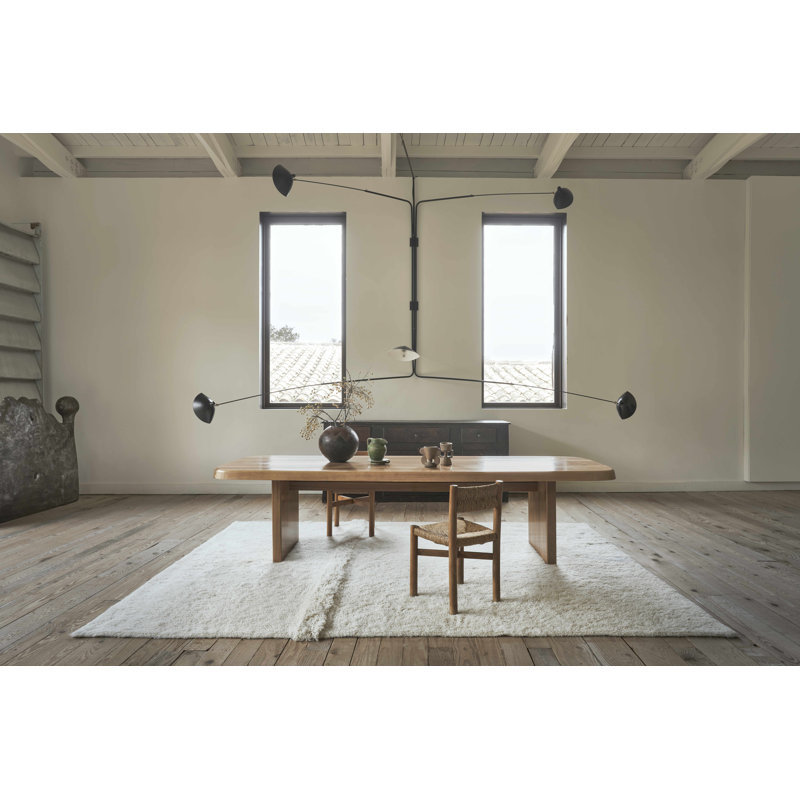 Sheep Of The World Hand Tufted Wool Area Rug in Sheep White, Rectangle 8'2" x 11'2"