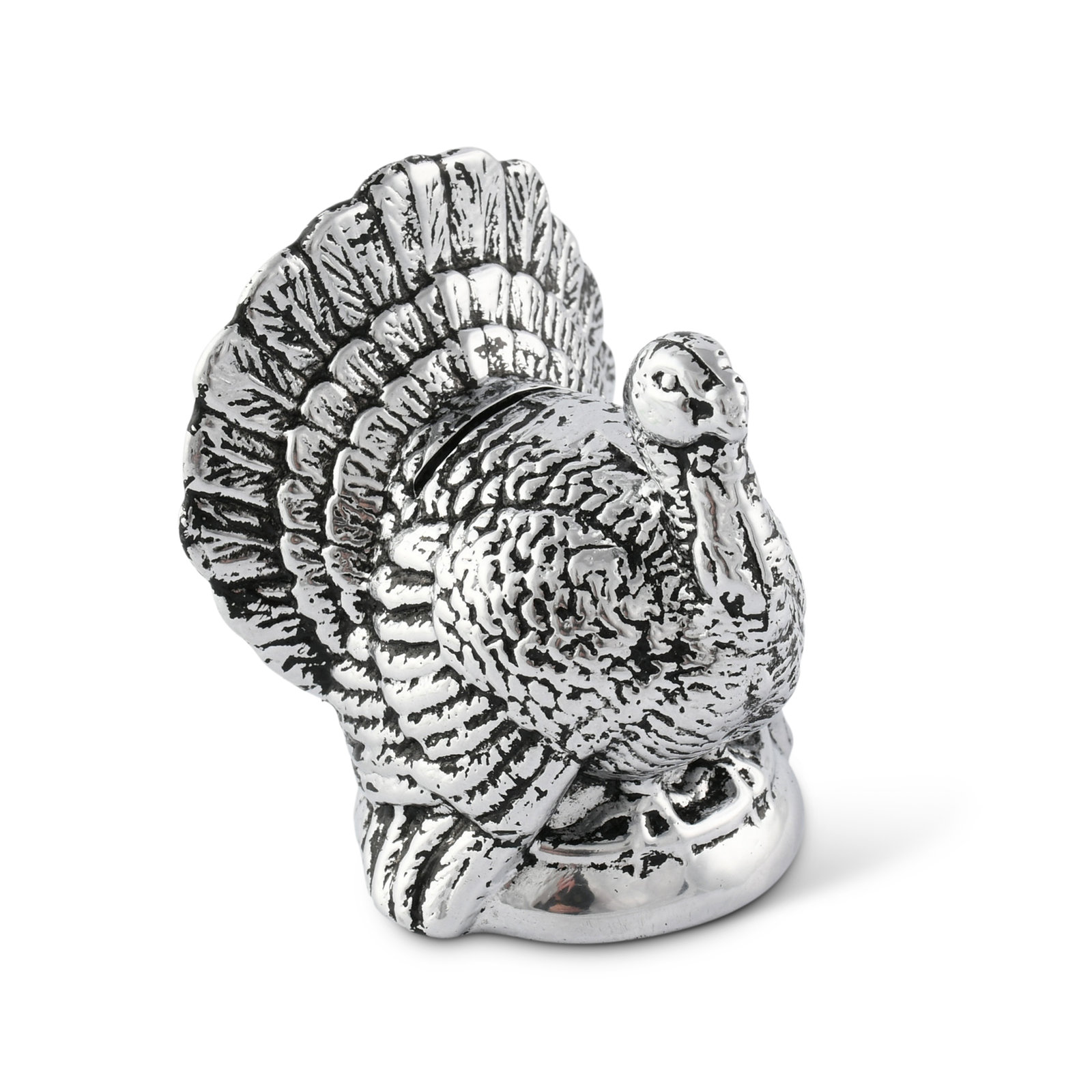 Game Birds Turkey Metal Place Card Holder