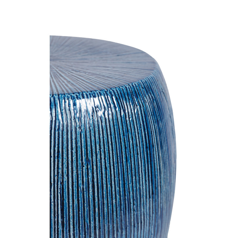 Tabouret d'appoint Ceramics, Denim lustré