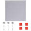 Frameless Mirror Tiles Glass 20.5cm Bathroom Vanity Makeup Decor-91584080