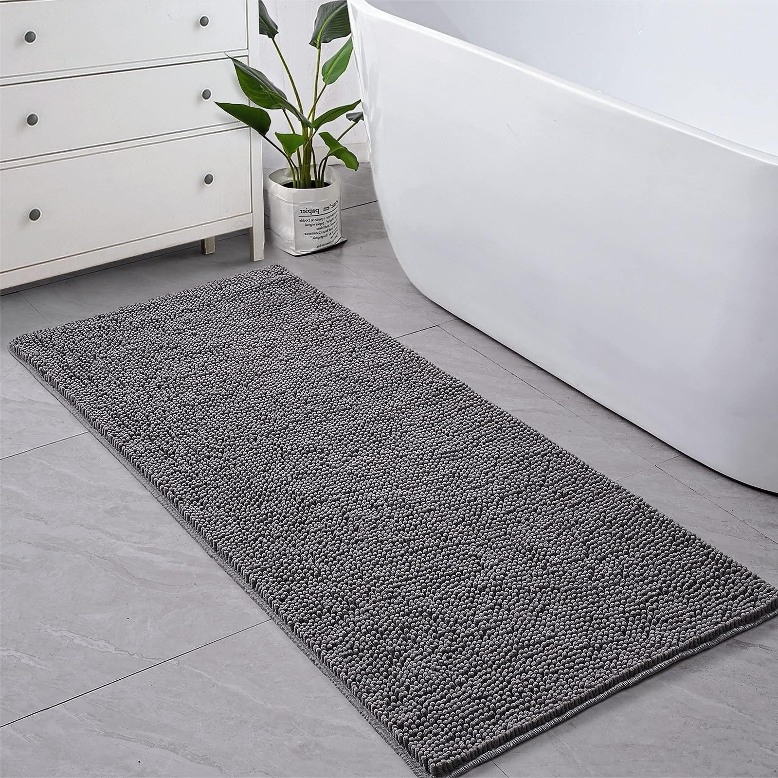 Ebern Designs Egista Microfiber Bath Rug with Non-Slip Backing & Reviews