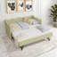 Lit de jour confortable avec couchette, port USB et adorable forme de vague-1805179027