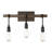 Eleesia 3-Light Dimmable Bronze/Brown Vanity Light
