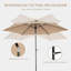 Parasol 9 pi marché Sunbrella-607371275