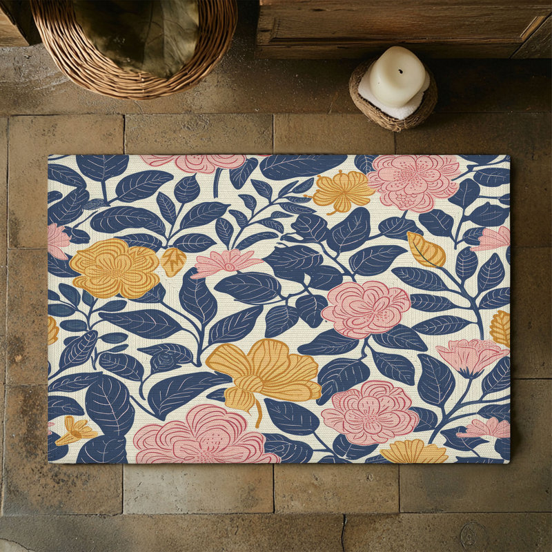 Tapis tressé Wildflower, Rectangulaire 3 pi x 5 pi
