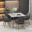 Fung Marble Top Metal Base Dining Table-2012168394