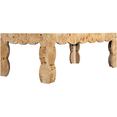  Burl Veneer Coffee Table