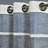 Textured Stripe Sheer Sheer Curtain Pair-488667126