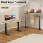 Bureau debout réglable électrique Oishee-884120246-884120234