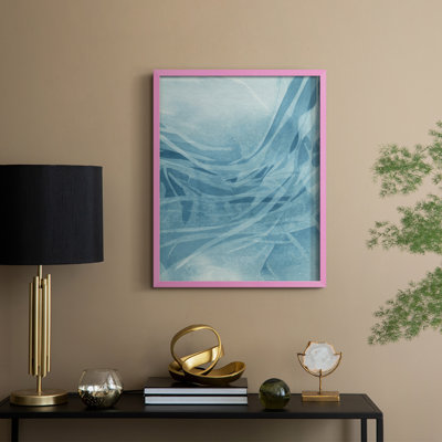 Marine Reflections II, reproduction encadrée - bois massif