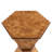 Farmhouse Rustic Hexagonal Accent End Table