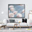 Fleurs délicates en coton - Toile Hygge florale pour la décoration intérieure
