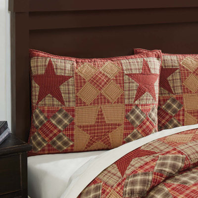 Dawson Star Cotton Patchwork Sham Set