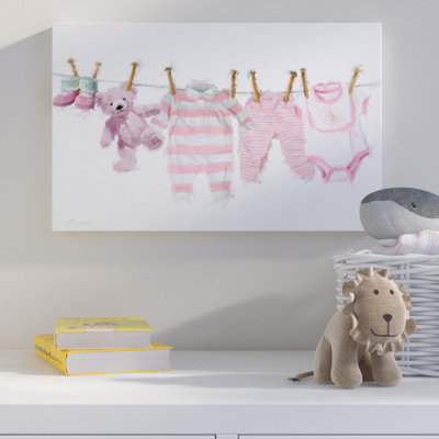 « baby fille », art sur toile