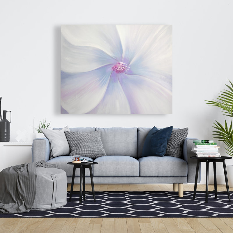 Petals - Grey Livingroom Canvas for Elegant Home Decor