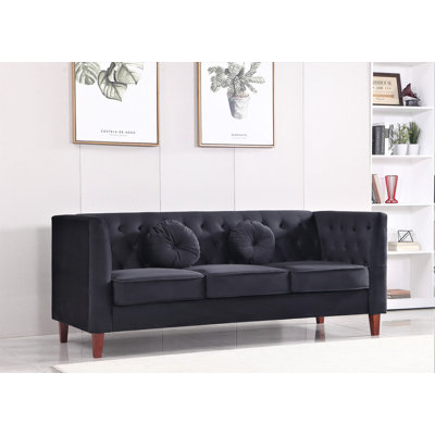 Dun 81.5'' Velvet Sofa