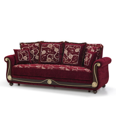 Upholstered Convertible Sofabed With Storage