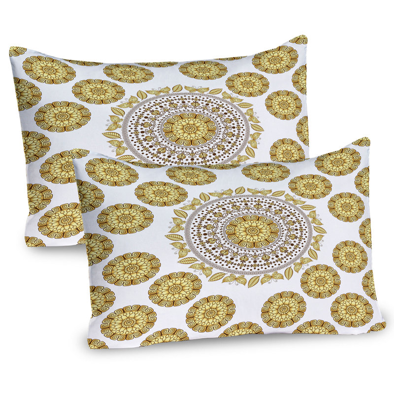 Ensemble de 2 taies décoratives Ambesonne Mandala, H 20 po x l 30 po
