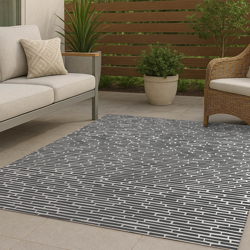 Tapis d'extérieur antidérapant, Rectangulaire 8 pi x 10 pi
