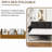 Sleeper Sofa Bed, Pull Out Couch with Mattress, 81.5'' 3 Seater Upholstery Sectional Couches, Modern Linen Convertible Sofa, Living Room Furniture for Small Spaces, Apartment, Studio, Dark Gray-740917191-740917189