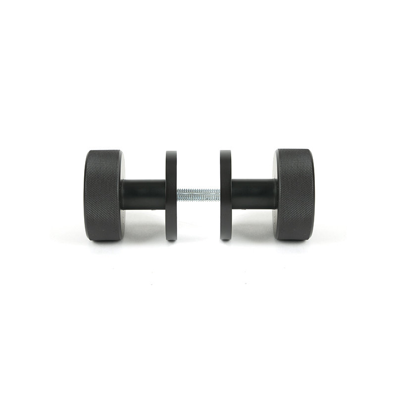 Brompton Interior Mortise Knobset, Aged Bronze