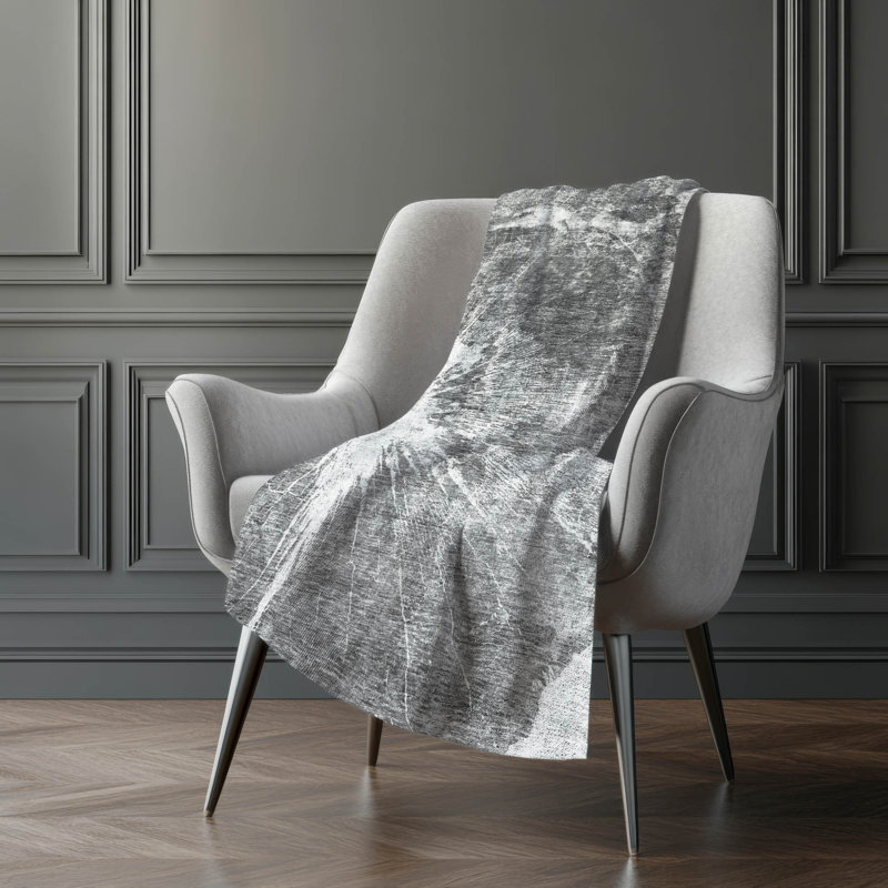 Jeté en sherpa Addison Sherpa ASB719, Gris