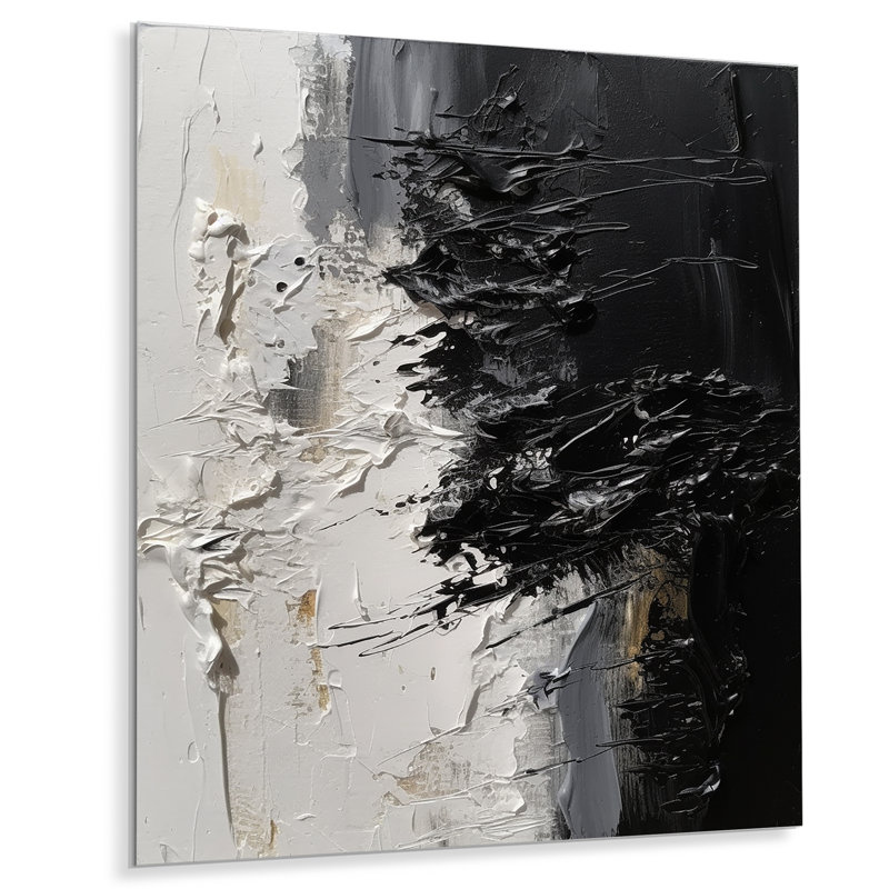 Glam Abstract Wall Decor on Metal, 20" H x 12" W x 1" D