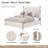 Penthouse Queen Short Panel Bed - Frosted Linen/Ash Gray-88140025