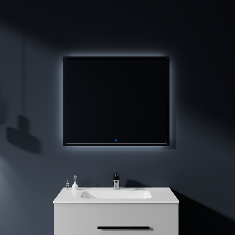  Miroir de salle de bain Angela, 30 po x 35,4 po