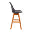 Tabourets de comptoir modernes de qualité commerciale avec siège rembourré et structure en bois Amber-Jane-252020129