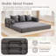 2 Seater Corduroy Sofa-1751096316