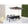 Morganti Rectangular 6 - Person 205Cm Long Dining Set
