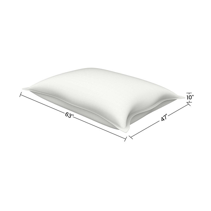 Sunbrella Bean Bag Bed Lounger Cover (Bag Only), Canvas Indigo Sunbrella, 25.4cm H x 119.4cm W x 160.0cm D