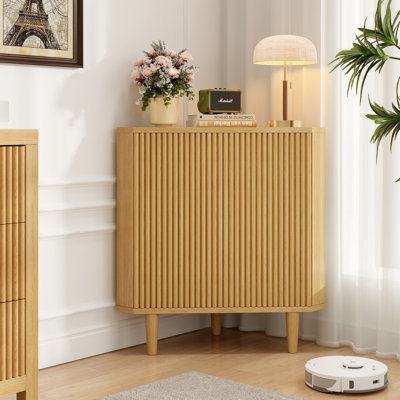 Modern 2 - Door Corner Accent Cabinet by Ebern Designs