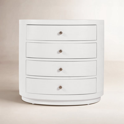 Celine 4-Drawer Acacia Nightstand