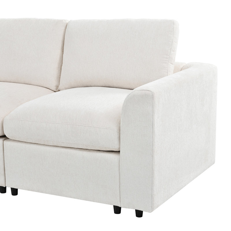 U-Style 130.3" Modular Sectional Sofa