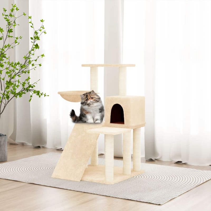 87Cm Rowan Cat Condo, Cream