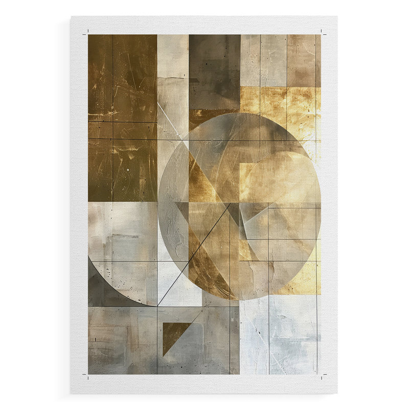 ABSTRACT Series C - Impression sur toile seulement - NON-CADRE, H 18 po x l 12 po