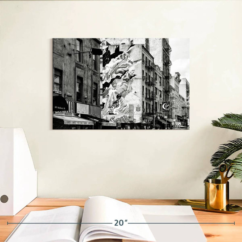 Scène urbaine Sirci Manhattan, H 8 po x l 12 po