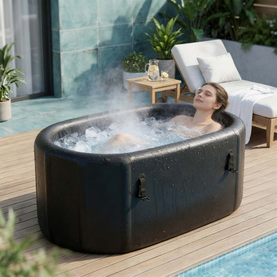 Premium Inflatable Ice Plunge Tub Portable Cold Water Tub for Outdoor and Camping