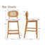 Aliysha Upholstered Counter Stool