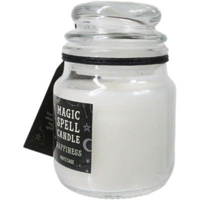 Ensemble de 3 bougies rituelles blanches Wicca