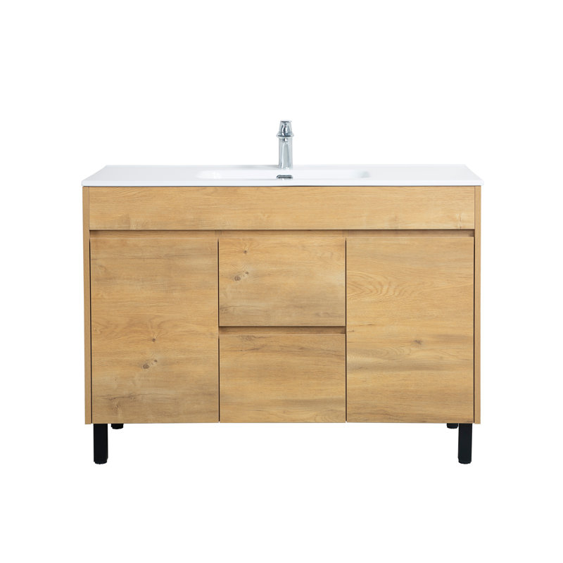 48'' Single Bathroom Vanity with Ceramic Top
