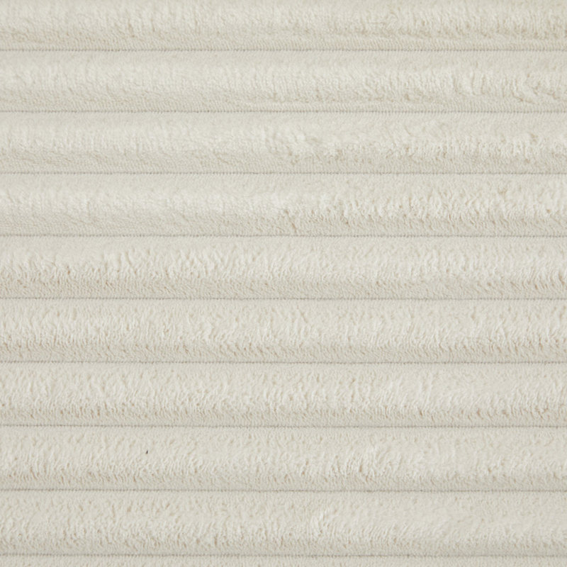 Canapé modulaire en L avec méridienne orientée vers la droite, Velours côtelé beige