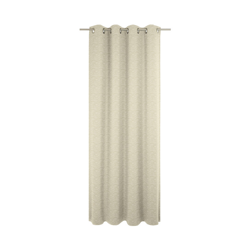 , Eyelet Scarf, Opaque, 132cm Width x 345cm Drop, Natural brown