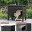 Maison pour chat avec plancher surélevé, abri pour chat extérieur