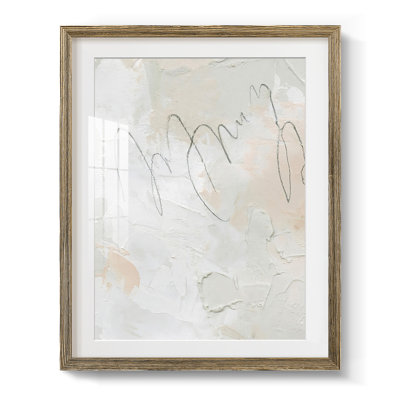 Dots And Dashes I Framed On Canvas Print