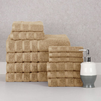 Ensemble de serviettes en coton 12 pièces Bibb Home