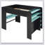 Wood Bunk Bed With Height-Adjustable Desk,Wardrobe,Ample Storage Space,And RGB Light-431734689