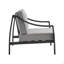 Chaise d'extérieur en aluminium